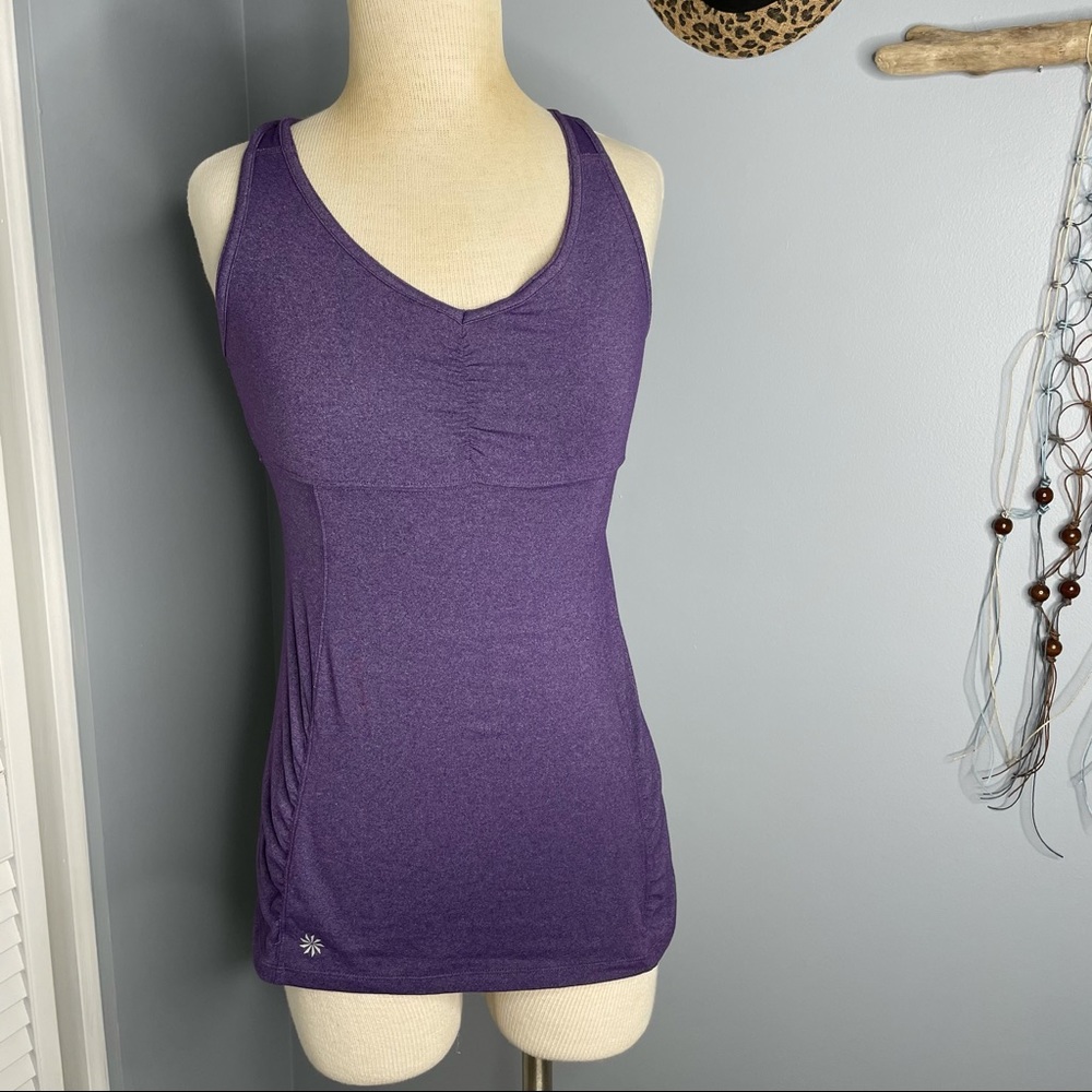 Athleta purple work out tank xs